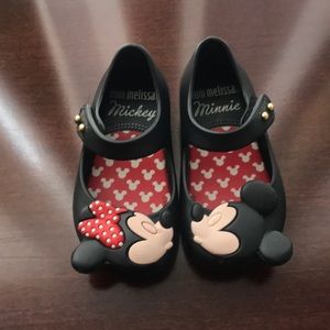 Mini Melissa Mickey and Minnie shoes